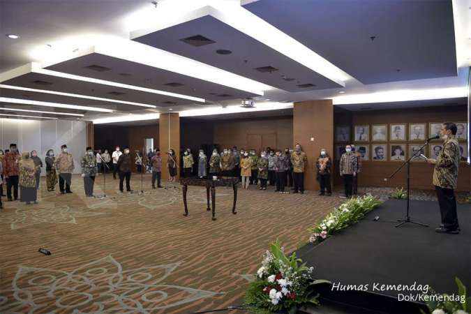 Mendag Lantik Pejabat Pimpinan Tinggi dan Pejabat Administrasi di Lingkungan Kemendag