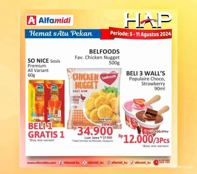 Promo Alfamidi Hemat Satu Pekan Periode 5-11 Agustus 2024