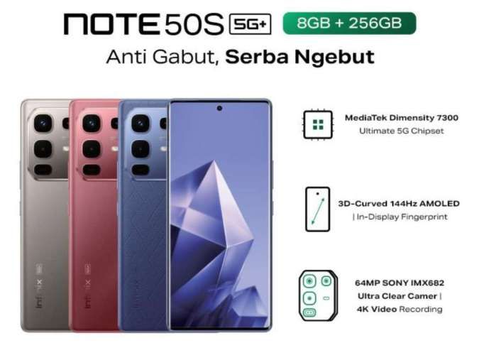Spesifikasi & Harga Infinix Note 50S 5G+ Indonesia 
