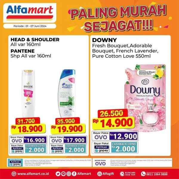 Promo Alfamart Paling Murah Sejagat Periode 1-7 Juni 2024