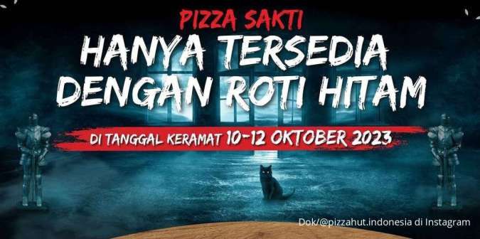 Promo Pizza HUT Blacktober 12 Oktober 2023, Pizza Roti Hitam Berakhir Hari Ini
