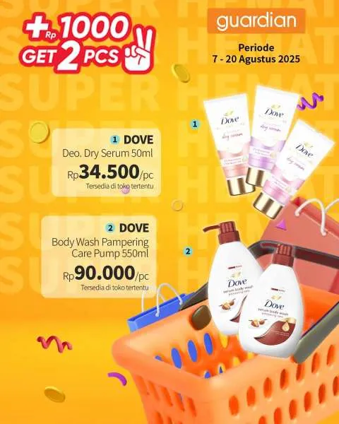 Promo Guardian Super Hemat Periode 7-20 Agustus 2025