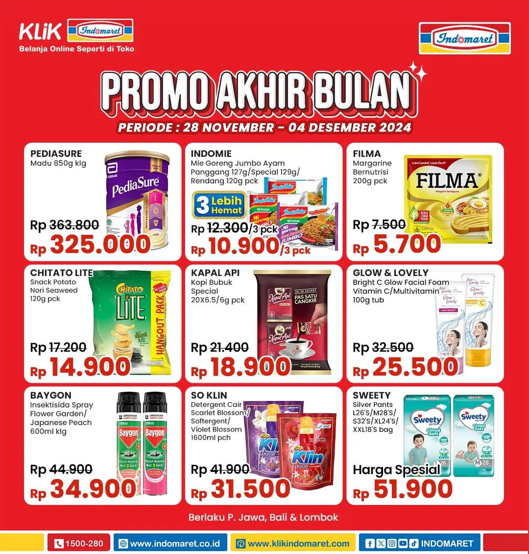 Promo Akhir Bulan Indomaret Periode 28 November-4 Desember 2024