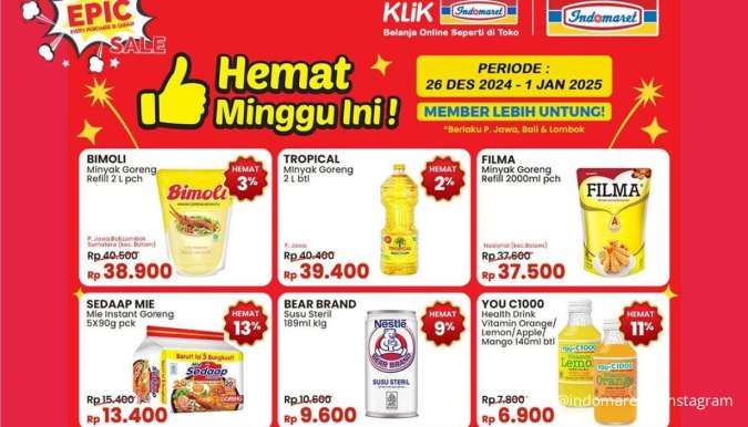 Promo Indomaret Weekend Terbaru Desember 2024, Filma & Mie Sedaap Hemat Minggu Ini