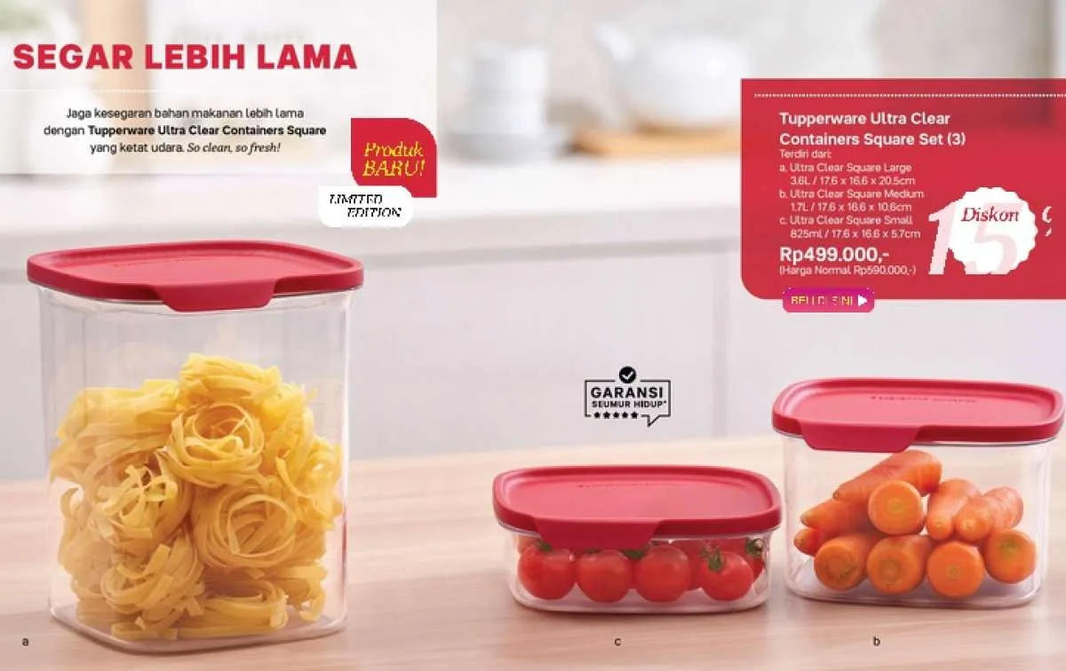 Resmi Dirilis, Katalog Promo Tupperware November 2023 Beri Diskon 15% & 30%