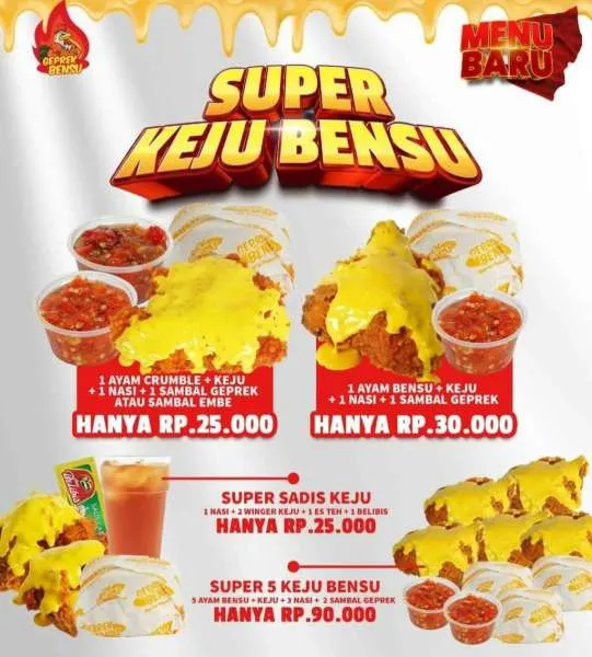 Geprek Bensu: Super Keju Bensu