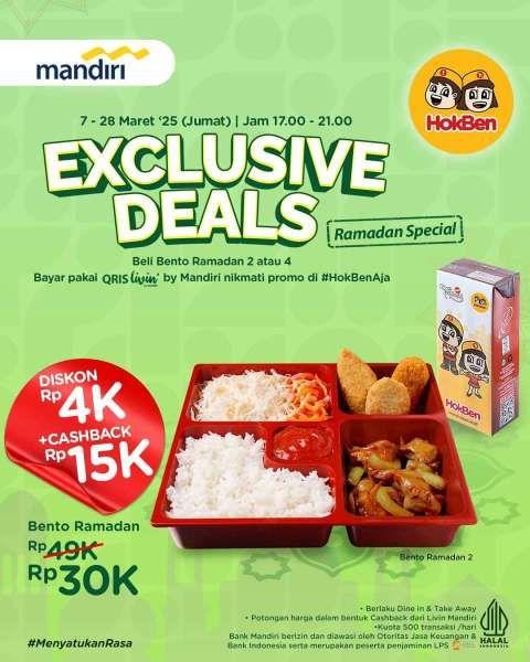 Promo HokBen x Mandiri Spesial Ramadan Maret 2025