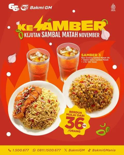 Promo Kesamber Bakmi GM November 2025