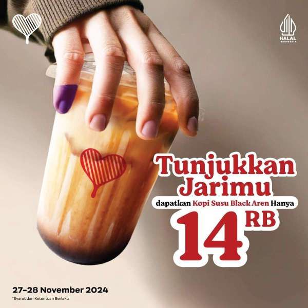 Promo Pilkada 2024 di Kopi Kenangan 27-28 November 2024