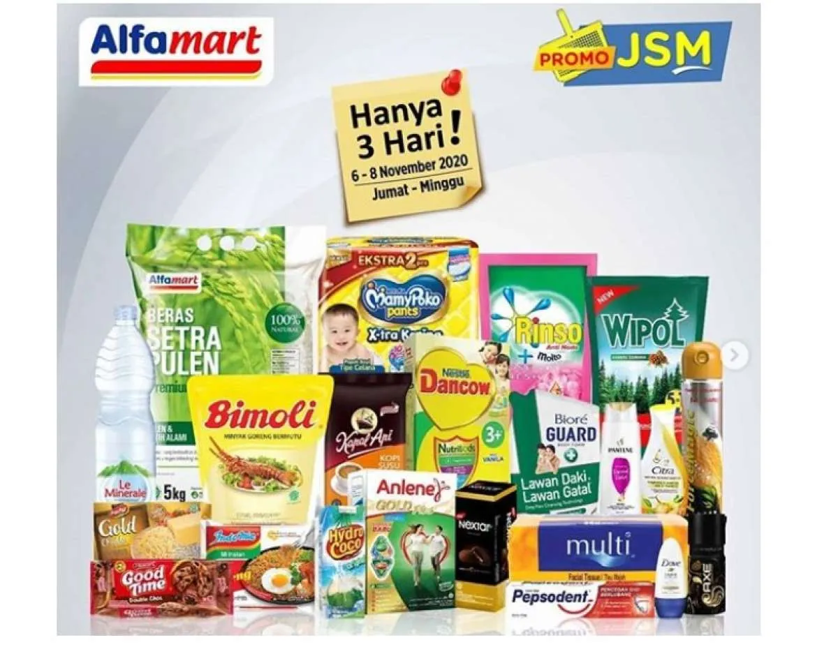 Promo JSM Alfamart terbaru, 6-8 November 2020!