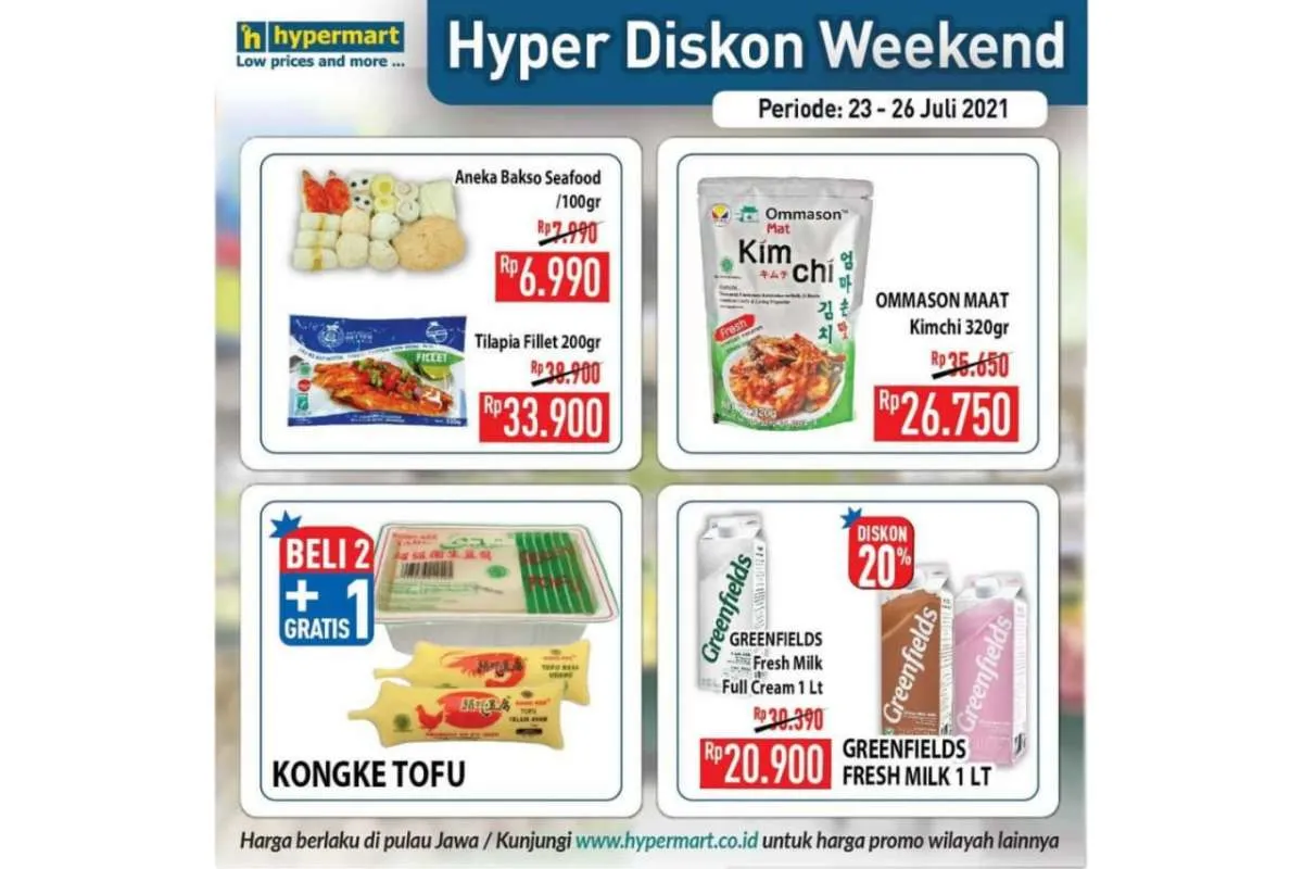 Promo JSM Hypermart 23-26 Juli 2021, diskonan akhir pekan!