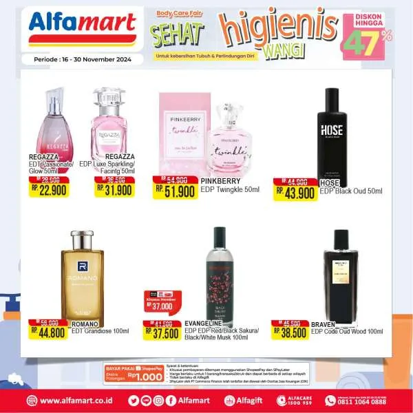Promo Alfamart Body Care Fair Periode 16-30 November 2024