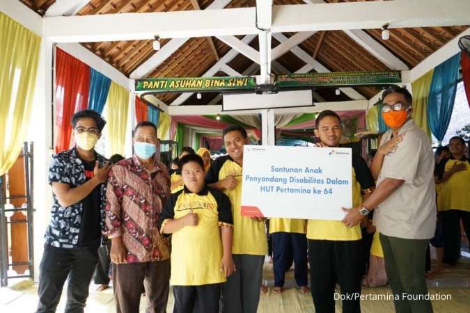 Pertamina Foundation Salurkan Bantuan Pendidikan untuk Anak Disabilitas Panti Asuhan Bina Siwi