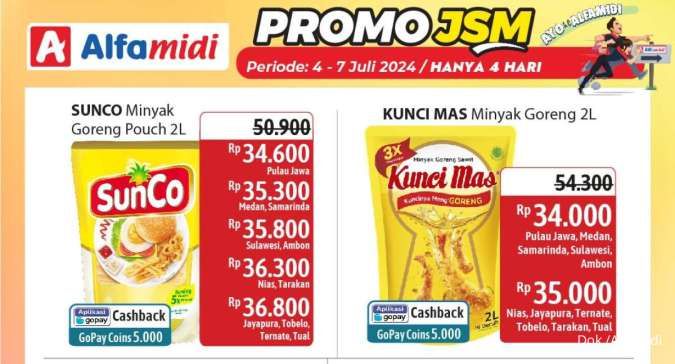 Katalog Promo JSM Alfamidi Periode 5-7 Juli 2024, Cek Sebelum Belanja!