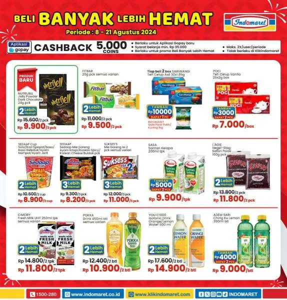 Promo Indomaret Super Hemat Periode 8-21 Agustus 2024