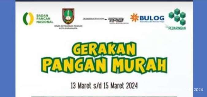 Cek Lokasi dan Waktu Gerakan Pangan Murah di Solo 2024 di Kelurahan dan Kecamatan