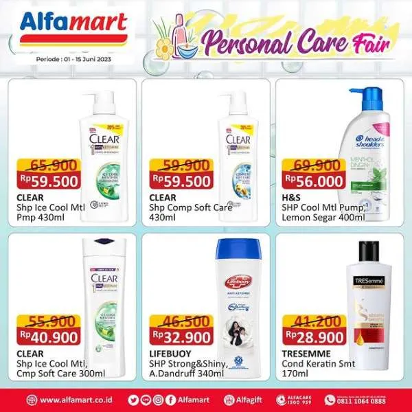 Promo Alfamart Personal Care Fair Periode 1-15 Juni 2023