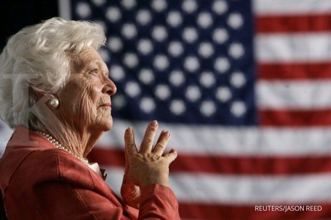 Mantan Ibu Negara AS Barbara Bush tutup usia 