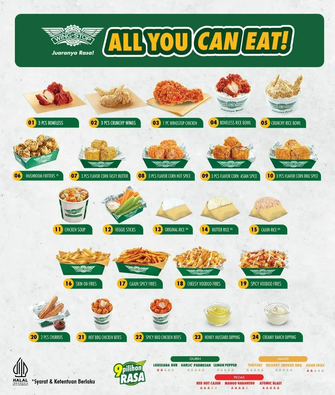 Wingstop all you can eat ayce
