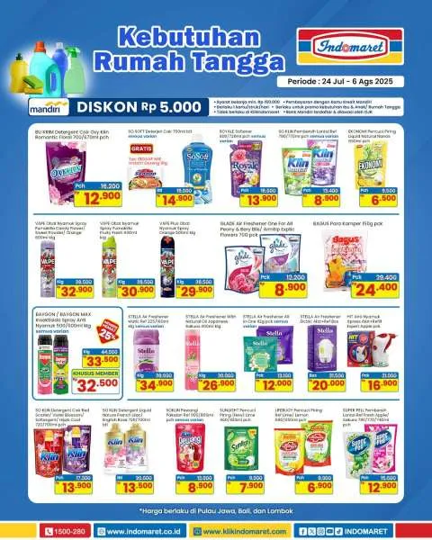 Promo Indomaret Super Hemat Periode 24 Juli-6 Agustus 2025