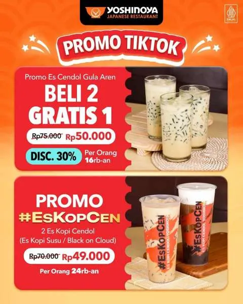 Promo Yoshinoya TikTok Diskon