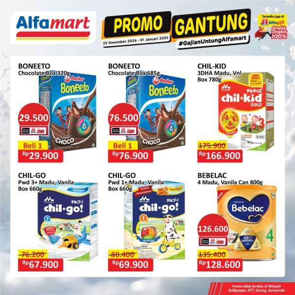 Promo Alfamart Gantung 25 Desember 2024-1 Januari 2025