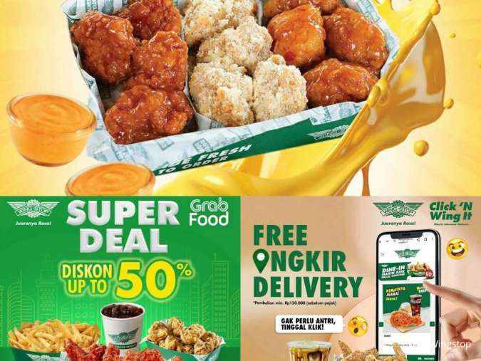 3 Promo Wingstop Juli 2024, Super Deal Diskon up to 50% hingga Free Ongkir