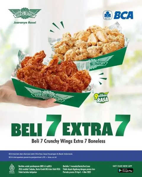 Promo Wingstop dengan BCA