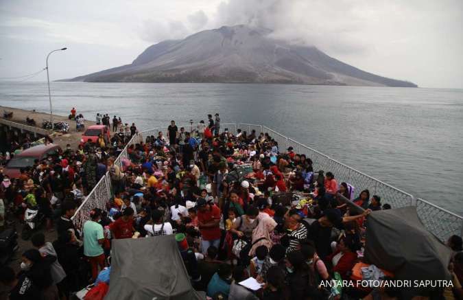 Erupsi Gunung Ruang, Bandara Sam Ratulangi Masih Ditutup Sampai Hari Ini