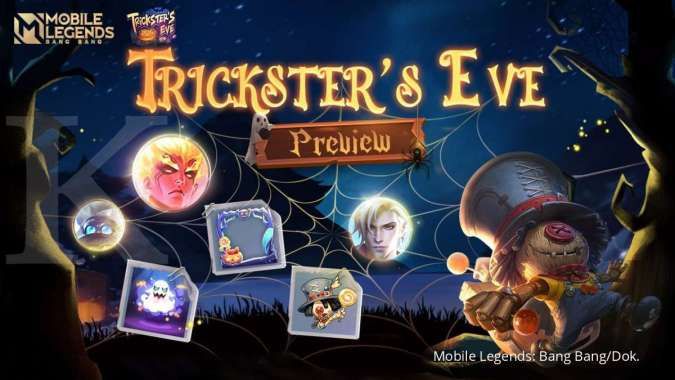 Event terbaru Mobile Legends Trickster's Eve, bertabur hadiah bertema Halloween