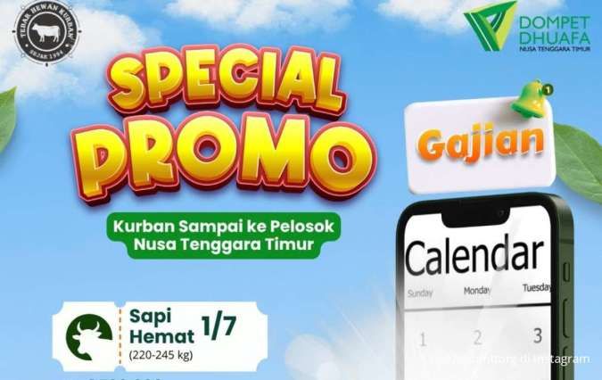Harga Sapi Hemat 1/7 di Dompet Dhuafa NTT, Spesial Promo Gajian Bulan Mei 2025.