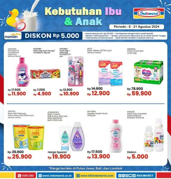 Promo Indomaret Super Hemat Periode 8-21 Agustus 2024