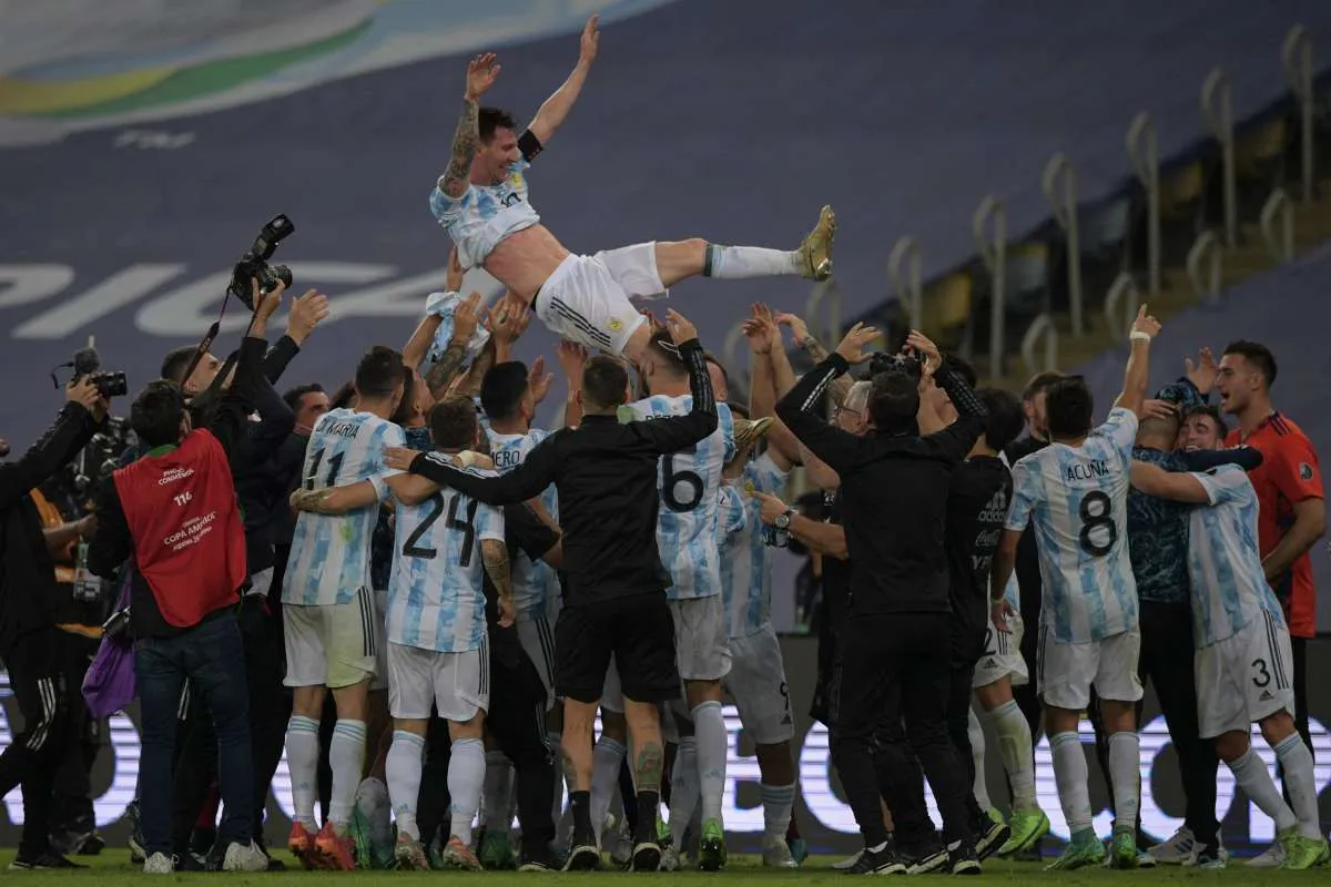 Tekuk Brasil 1-0, Argentina boyong Copa America 2021