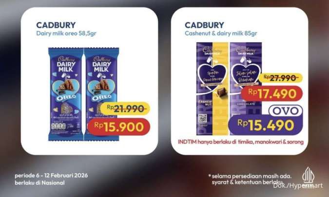Promo Hypermart Spesial Valentine 6-12 Februari 2026, Cokelat Diskon Besar-Besaran!