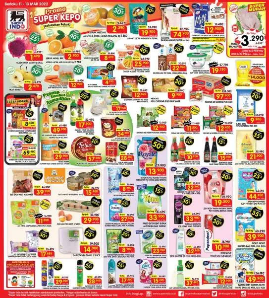 Promo Superindo Periode 11-13 Maret 2022