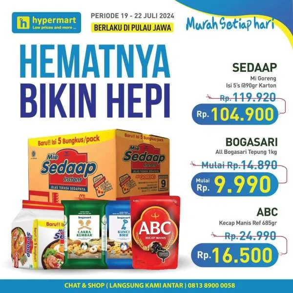 Promo JSM Hypermart Hyper Diskon Weekend Periode 19-22 Juli 2024