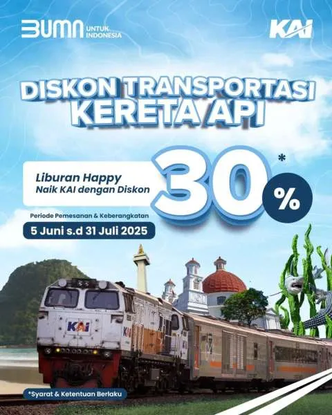 Promo Diskon Transportasi Kereta Api