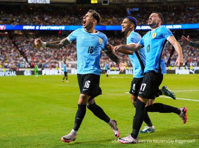 Kalah di Laga Semifinal Copa America, Pemain Uruguay Bentrok dengan Suporter Kolombia