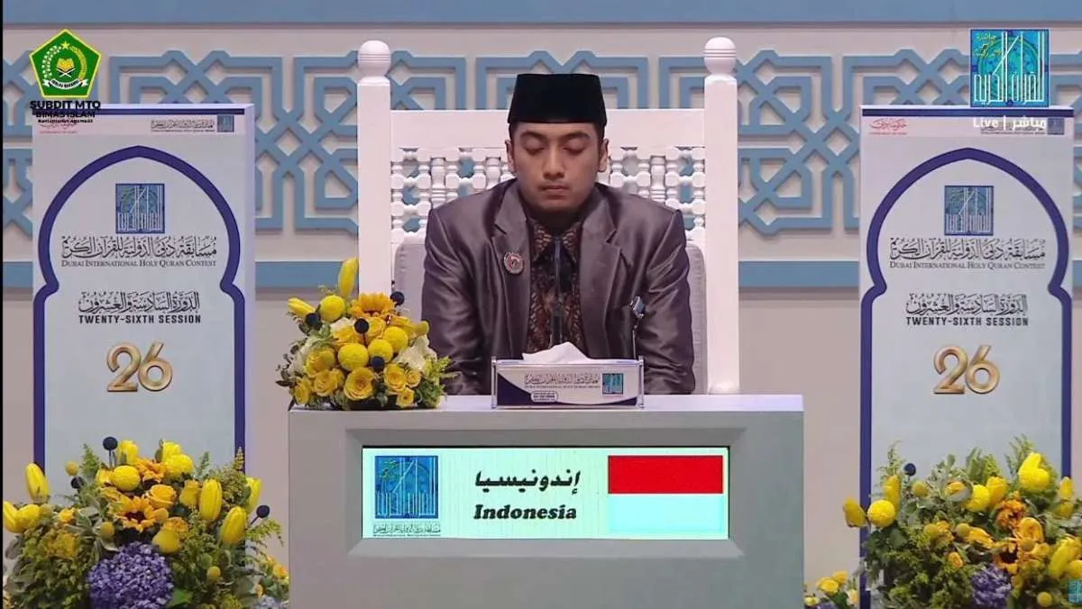Alhamdulillah, Qari Indonesia Raih Juara MTQ Internasional di Dubai