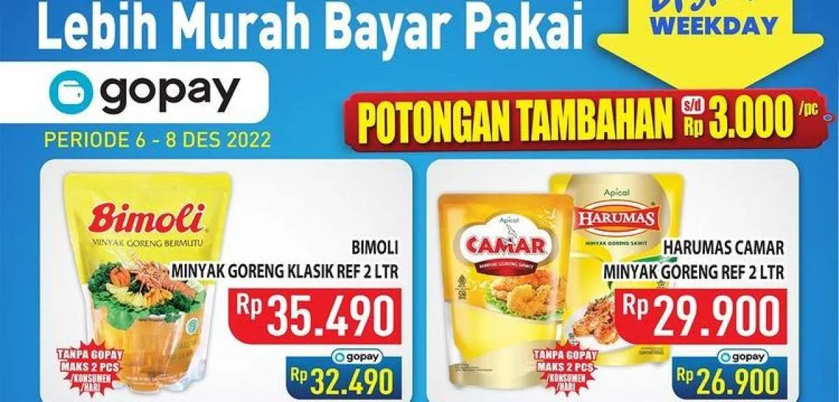Harga Promo Hypermart Sampai Hari Ini 8 Desember 2022, Lebih Murah Bayar Pakai Gopay
