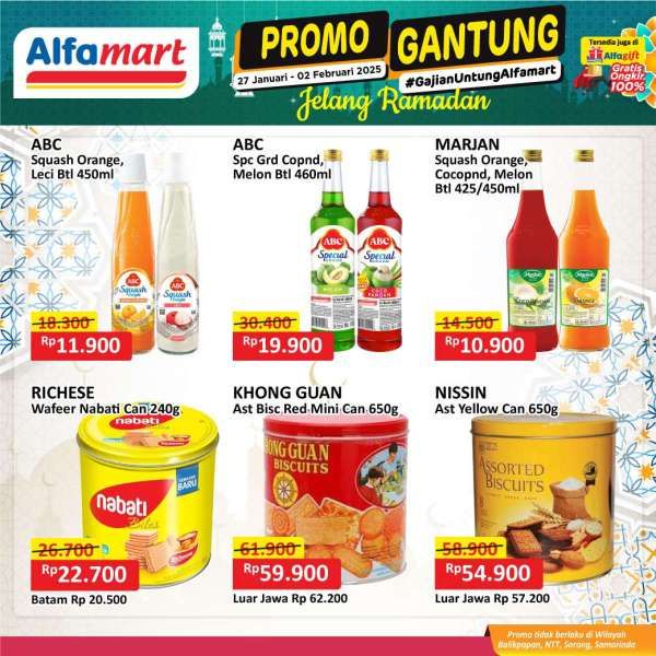 Promo Alfamart Gantung 27 Januari-2 Februari 2025