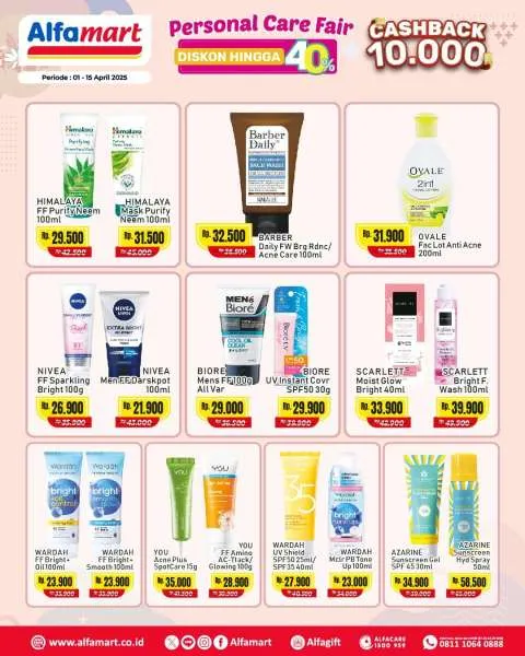 Promo Alfamart Personal Care Fair Periode 1-15 April 2025
