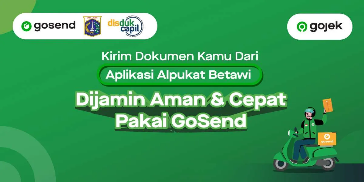 Bikin KTP-el & KIA di Alpukat Betawi, Setelah Jadi Kini Bisa Kirim Mudah Pakai GoSend