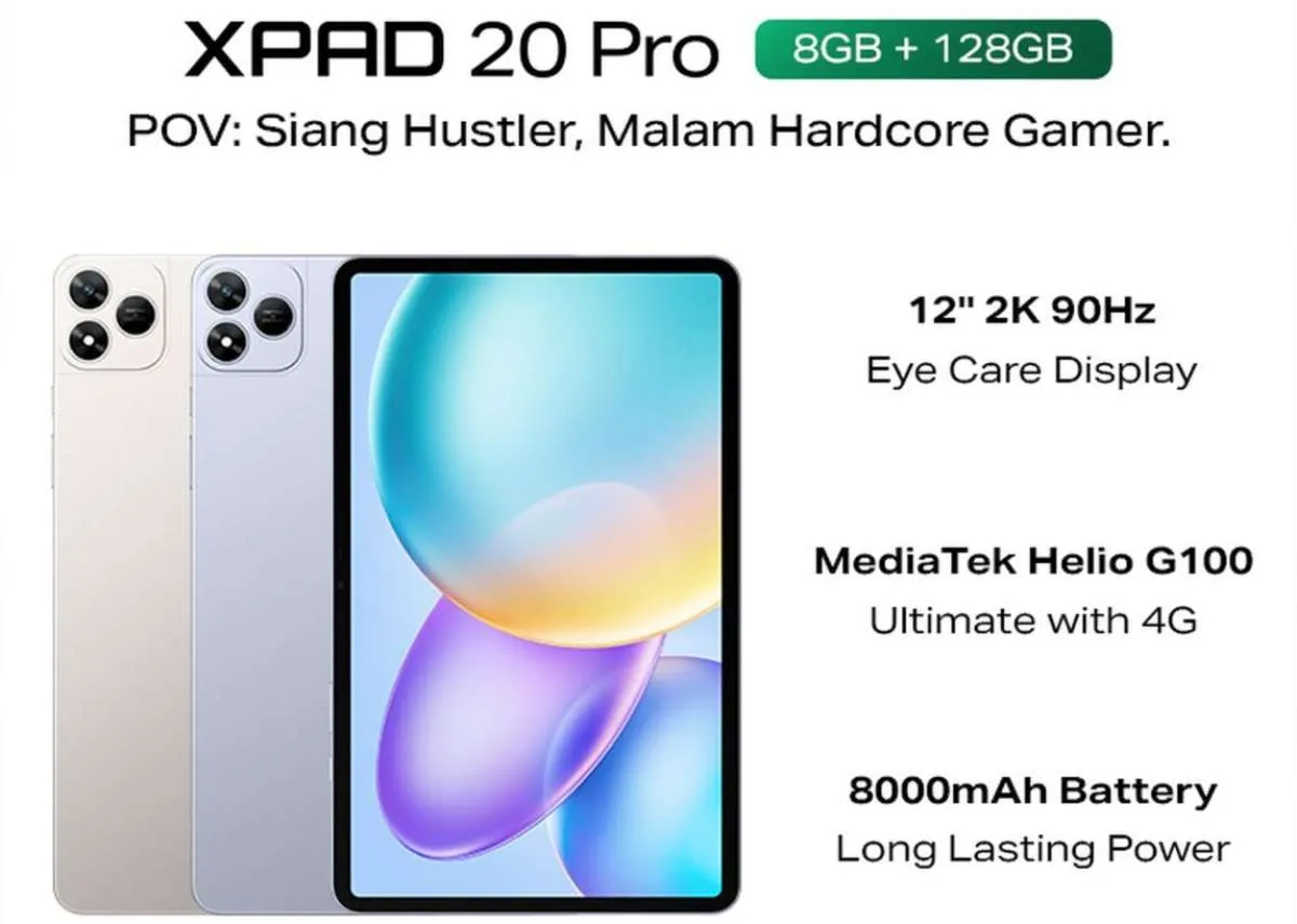Infinix XPAD 20 Pro: Rekomendasi Tablet Rp 2 Jutaan, Baterai 8.000 mAh