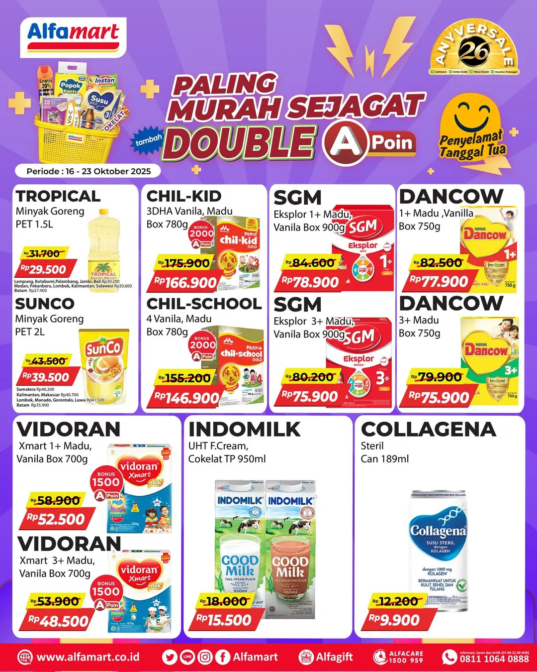 Promo Alfamart Paling Murah Sejagat Periode 16-23 Oktober 2025