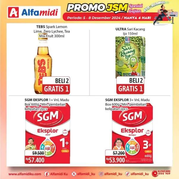 Promo JSM Alfamidi Hanya 4 Hari Periode 5-8 Desember 2024