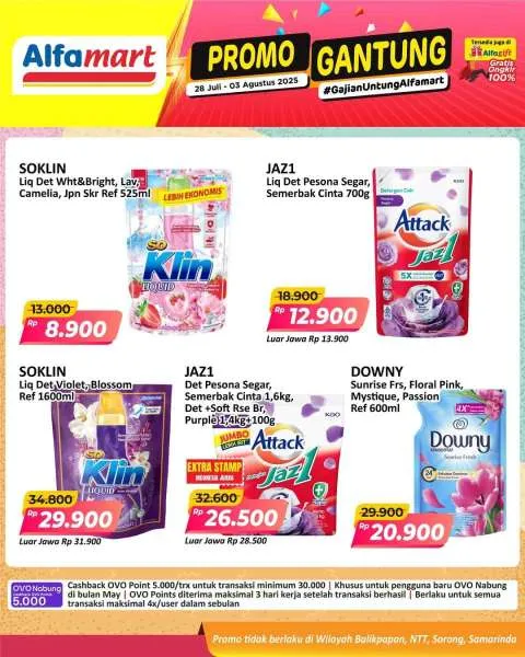 Promo Alfamart Gantung Periode 28 Juli-3 Agustus 2025