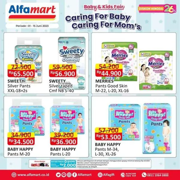 Promo Alfamart Baby & Kids Fair Periode 1-15 Juni 2023