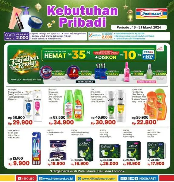 Promo Indomaret Super Hemat Periode 16-31 Maret 2024