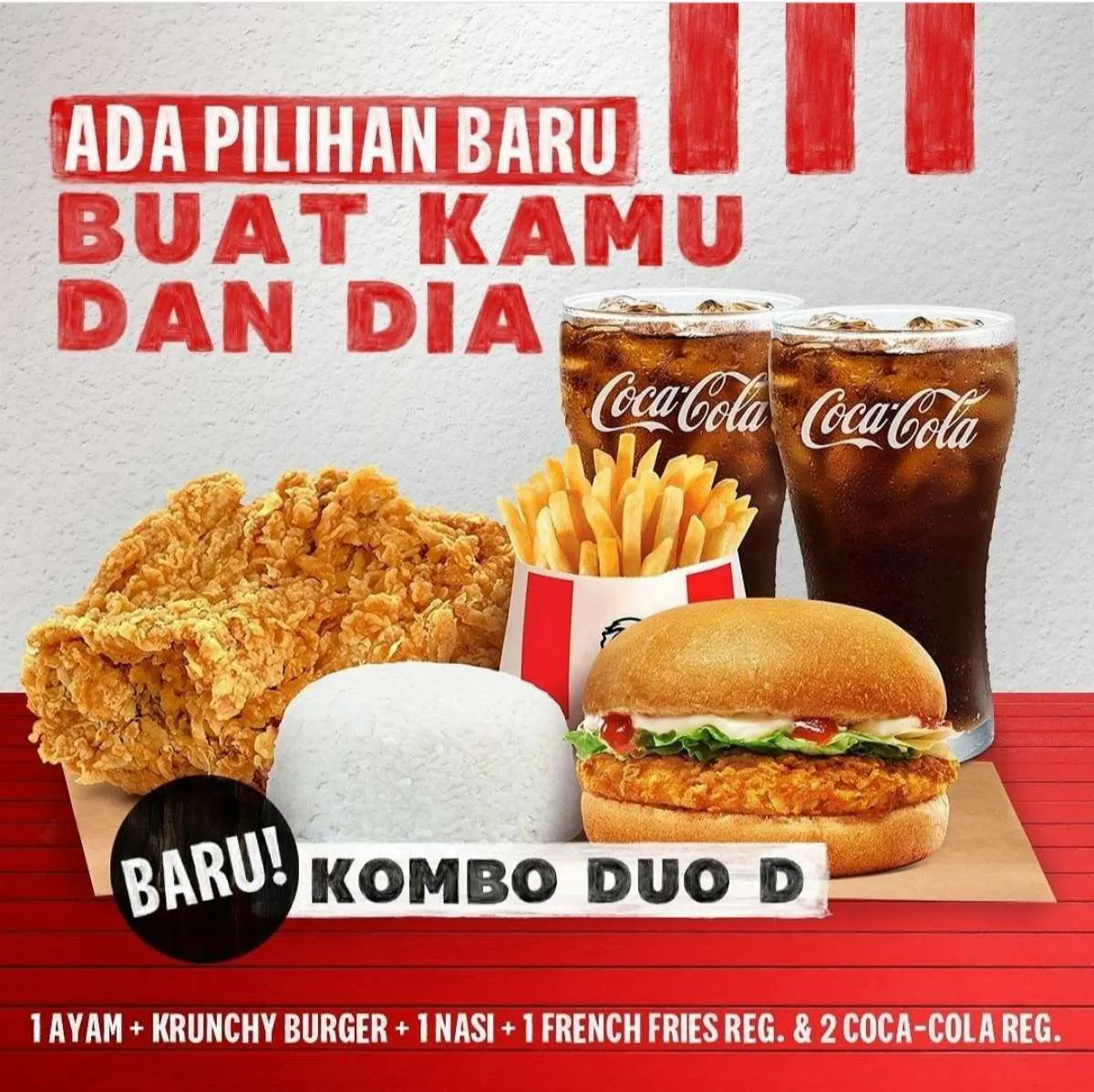 Promo KFC Kombo Duo, Ada Menu Terbaru Kombo Duo Paket D Rp 50.000
